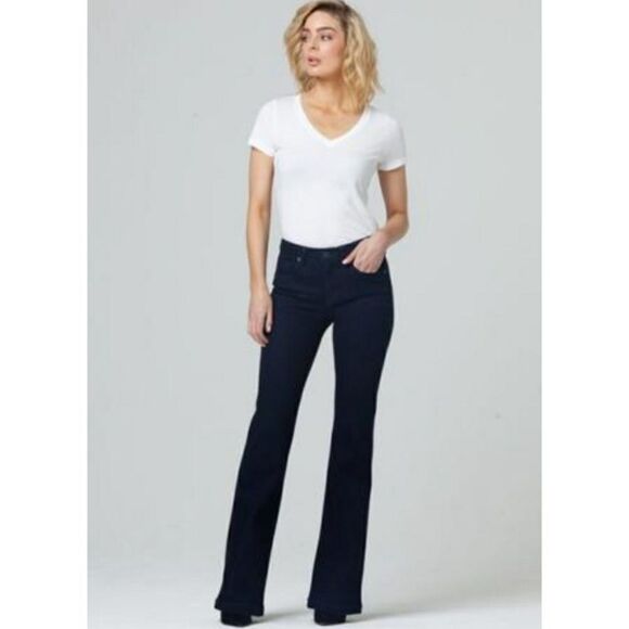 PARKER SMITH Felicity Flare In Nautical Dark Jeans - Picture 1 of 5